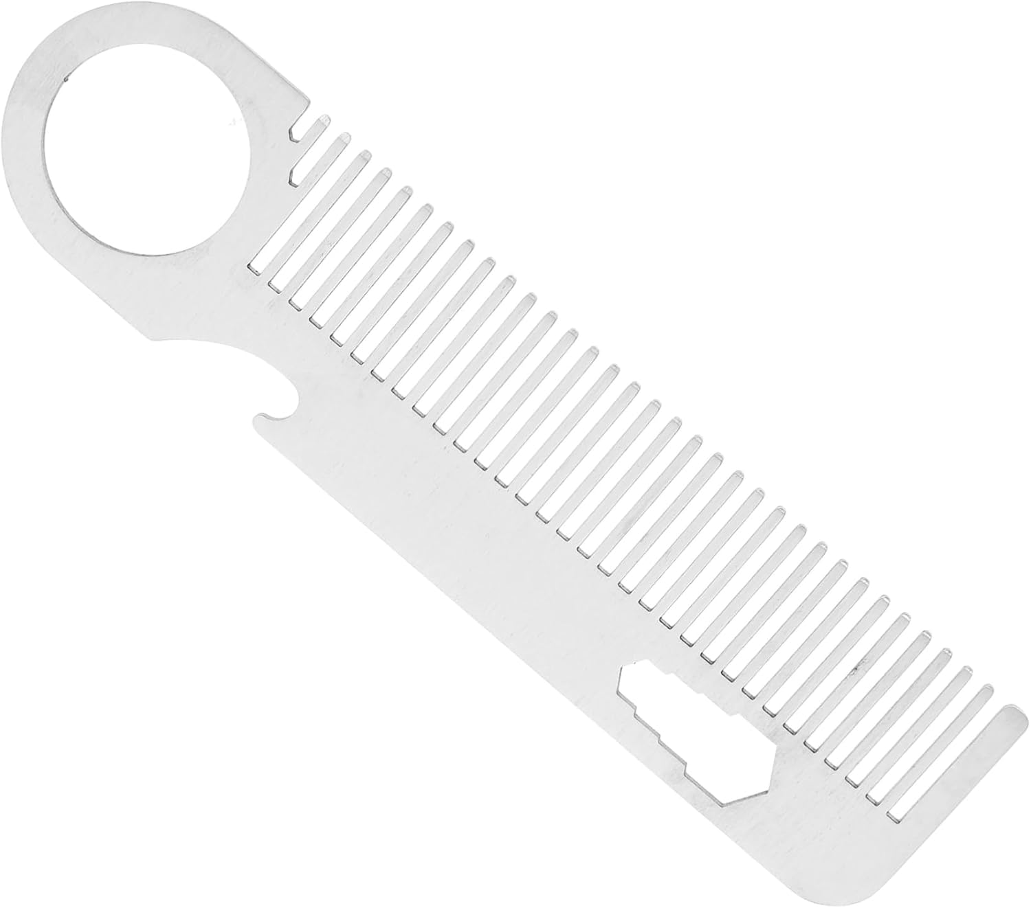 Beaupretty Beard Comb 5.51 Inch Fine Tooth Anti-Static Mustache Comb for Men Heat Resistant Grooming Tool for Styling Detangling and Moisturizing Facial Hair