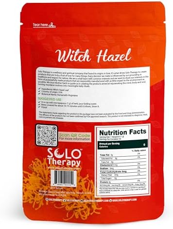 Witch Hazel Leaf Herbal Tea - 56 grams - Resealable Bag - Premium Quality (Witch Hazel Leaf)