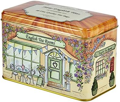 New English Teas Vintage Tea Rooms Tea Tin with 40 English Afternoon Teabags