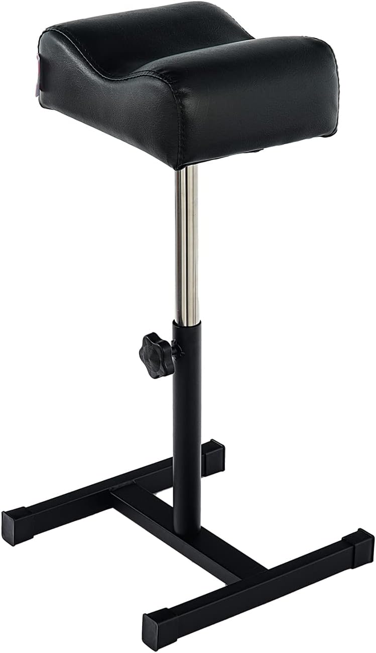 Pedicure Manicure Footrest Adjustable Height Stand Beauty SPA Salon Nail Care Black