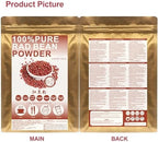 Plant Gift 100% Pure Red Bean Powder 红豆粉 Natural Red Bean Flour, Red Kidney Beans for Drinks, Smoothie, Yogurt, Baking, cookies