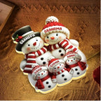 3D Effect Cute Snowman - Personalized Light Box - Christmas Decor For Family, Grandma, Grandpa - Christmas Gift Boxes Light Box with Names, Cozy Christmass Vibe Home Decoration, Grandma Gift
