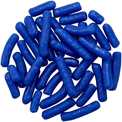 DecoPac Navy Blue Sprinkles | Extra Large 26oz Pack | Cake Sprinkle Mix, Fancy Sprinkles For Cake Decorating, Handheld Container, Candy Sprinkles, Cake Sprinkles - Navy Blue