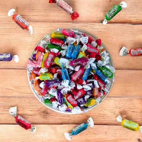 Tootsie Frooties Assorted Candy Mix (10 Fruity Flavors) - Tootsie Roll Taffies, Ultimate Fruity Variety Pack, Gluten Free, Peanut Free & Holiday Fruit Chews 1.5 Lb