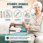 Lunderg Large Bed Assist Rail for Seniors with Motion-Activated Light & Non-Slip Bar - Easy to Install Bed Rails for Elderly Adults Safety & Post-Surgery - Helps Reduce Falls & Support Independence