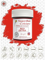 Sugarflair Maximum Concentrated Paste Edible Food Colouring 42g - Red Extra