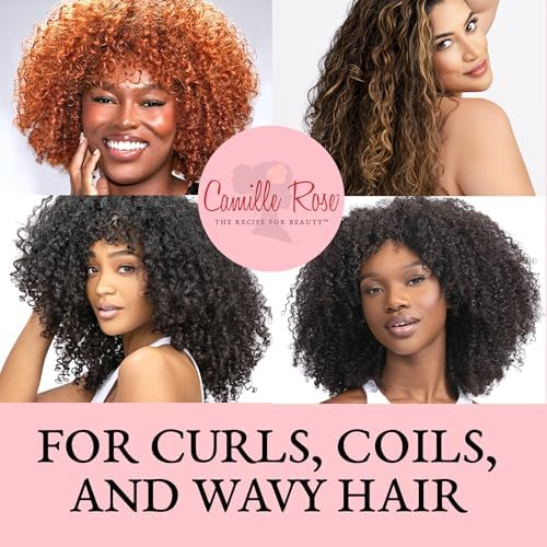 Camille Rose Guava Slip Detangling Leave In Conditioner, with Guava, Kakadu Plum and Aloe Leaf Juice to Detangle and Soften, for All Hair Textures, 8 fl oz