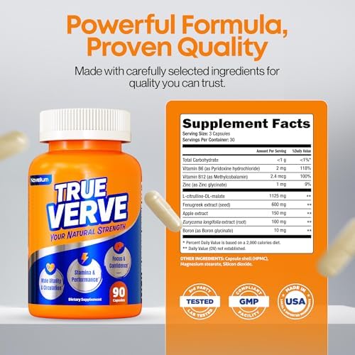 Max Erect Male Enhancing Fast Acting Performance Pills for Men - Enlargement Supplement Increase Size, Girth, Hardness & Blood Flow - Sustain Drive, Vigor & Stamina - Boost Testosterone - 90 Capsules