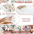 80Pcs Christmas Cocktail Napkins Watercolor Nutcracker Disposable Paper Napkins Beverage Napkins for Xmas Party Tableware Supplies
