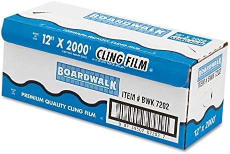 Boardwalk 7202 PVC Food Wrap Film, 12" x 2000-ft. Roll