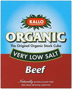 Kallo Organic Very Low Salt Beef Stock Cubes (51g)