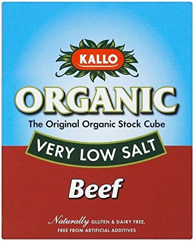 Kallo Organic Very Low Salt Beef Stock Cubes (51g)