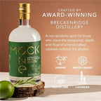 MOCK ONE Non-Alcoholic Gin - Non Alcoholic Spirits for Alcohol-Free Drinks and Zero Proof Mocktails - Distillery Crafted Premium Alcohol Alternative - Made in the USA - 750ml (25.4 Fl Oz)