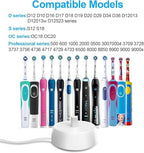 USB Electric Toothbrush Charger for Braun Oral-b, Replacement USB 3757 Charger for Oral-B Electric Toothbrush, Waterproof Inductive Charging Base Portable for Travel