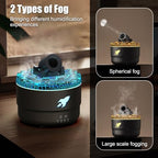 DONGKER Cannon Aroma Humidifier,280ml Turret Aromatherapy Humidifier 2 Mist Mode with Colorful LED Lights Waterless Auto Shut Off Diffuser for Indoor