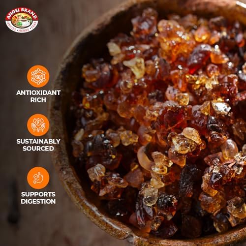 Angel Brand Gum Arabic 1.25lbs – Premium Food-Grade Acacia Gum for Baking, Arts, Crafts, and More – Versatile, Edible, and Water-Soluble Powder