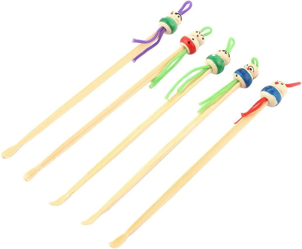 Handmade Bamboo Clean Wax Removers Ear Picks (Pack of 5)
