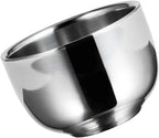 Stainless Steel Shaving Cream Bowl for Men 1pcs Foaming Shave Bowl Household Beard Bubble Container Barber Shaving Accessory
