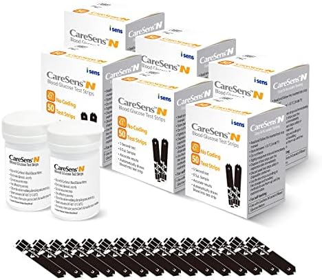 CareSens N Blood Glucose Test Strips (300 ct) - Only for CareSens N Family Meter Kits