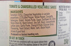 Loyd Grossman Tomato & Chargrilled Vegetable Sauce 350g