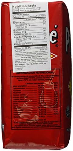 Yerba Mate Pipore - Regular - 2.2 Lbs - 1 Kilo - Gluten Free