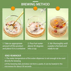 Lotus Root Powder Soup Mix, Instant Chinese Asian Cuisine, Instant Breakfast，Chia Seeds, Osmanthus, Nuts，Chinese Cereal