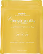 USANA Nutrimeal Meal Replacement Shake - French Vanilla - NON-GMO - Gluten Free - Low Glycemic - 540 Grams - 9 Servings
