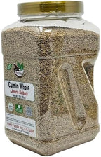 Desi Kitchen Cumin Seeds Whole (Jeera) Spice 5lbs (80oz) 2.27kg Bulk, PET Jar ~ All Natural, NON-GMO, Vegan, Indian Origin