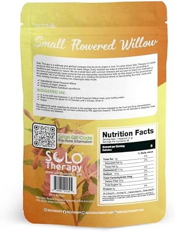Small Flowered Willow Herb Tea 56 grams - Epilobium Parviflorum Dried Herb - Resealable Bag - 56 grams - Premium Quality (Small Flowered Willow Herb)