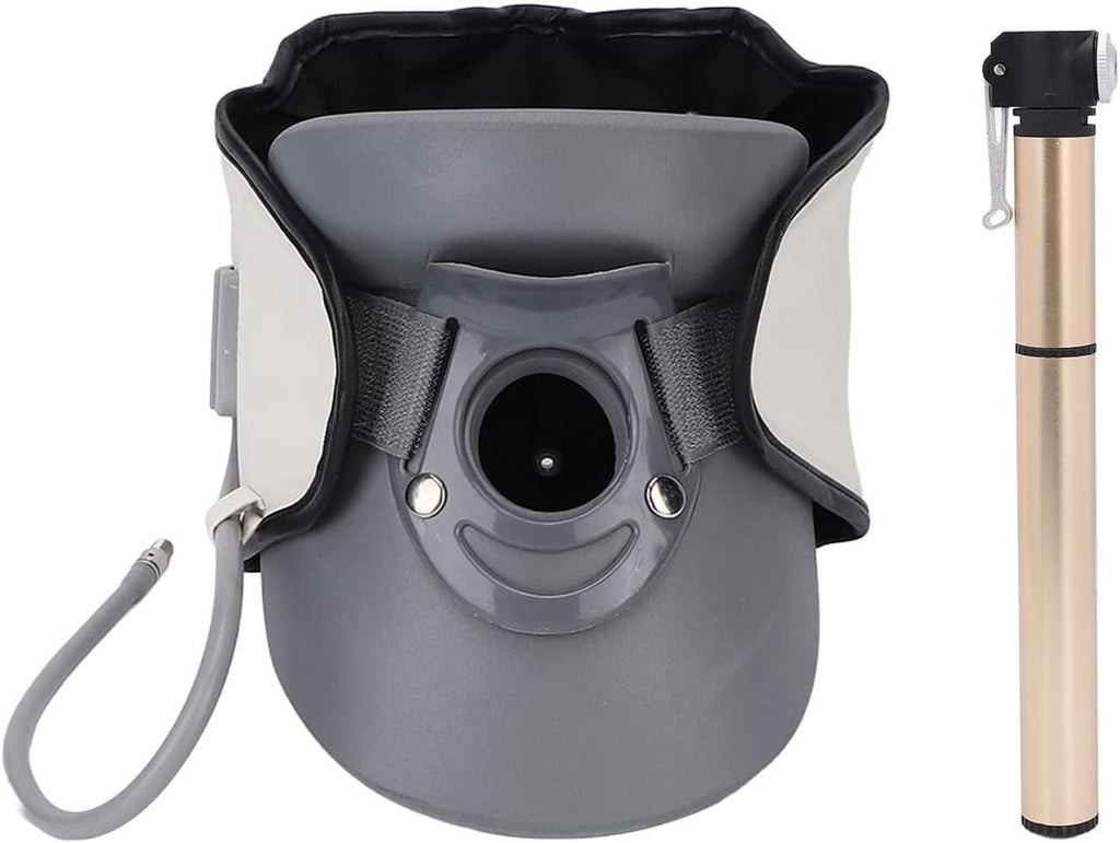 TIST Cervical Traction Device,Inflatable Neck Support Brace Pain Relief Cervical Vertebra Traction Device Cervical Collar Which is Suitable for Postoperative Use