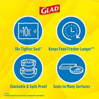 Glad Press'N Seal Multi Purpose Sealing Wrap - Leakproof, Airthight & Multisurface - 2 x 140Sq. Ft