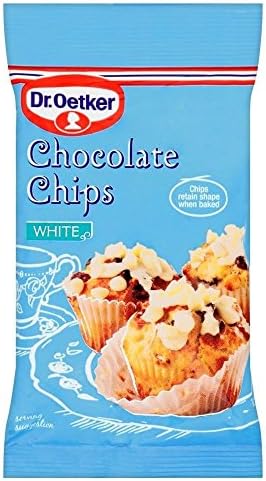 Dr. Oetker White Chocolate Chips (100g) - Pack of 6