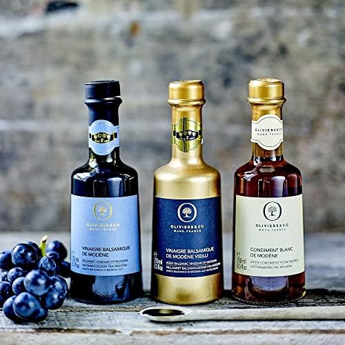 Classic Balsamic Vinegar of Modena by Oliviers&Co | Authentic Italian Gourmet Vinegar | Perfect for Salad Dressings, Vegetables, Glazes & Holiday Gifts | 8.5 fl oz