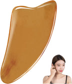 Natural Horn Gua Sha Scraping Plate, SPA Massage Tool, Traditional Chinese Body Massager, Acupuncture Scraper Made of Ox Horn
