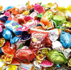 Happy Mix Assorted Loose Candies in Hard, Filled, Toffee, Cream, Fruit-Flavored, Fizzy Tastes and Sizes, Made in Italy 200 Gr