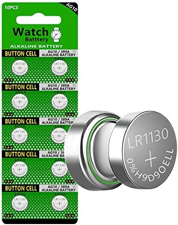10pcs 1.5V AG10 Alkaline Battery 189 389 AG10 LR1130 LR54 V10GA Battery Alkaline Button Coin Cell Batteries
