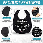 Funny Adult Bibs for Eating Man Women Elderly, Washable Clothing Protectors Bib for Adults Senior Citizens