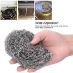Scrubbing Scouring Pad Cleaning Ball Stainless Steel Scrubbers Steel Wool Scrubber for Kitchens Bathroom