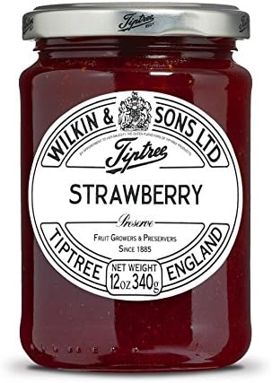 Tiptree Strawberry Preserve, 12 Ounce Jars (Pack of 6)