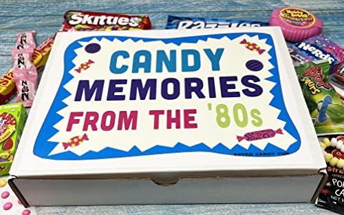 RETRO CANDY YUM 80s Gift Box with 1980's Candy Assortment for Man or Woman - Birthday Gift, Appreciation or Thank You