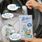 Nellie’s Laundry Soda 125 Load – Only on Amazon – Powder Detergent with 4 Ingredients – No Residue – Hot or Cold Water – HE & Septic Safe – Made in Canada