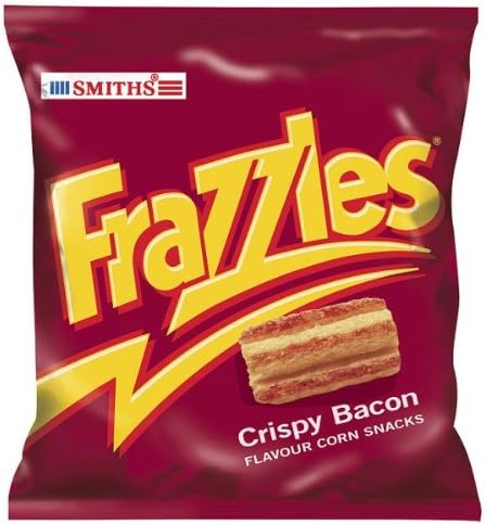 Smith's Smiths Frazzles Crispy Bacon Flavour Corn Snacks - Pack Of 30