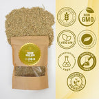 Cure wid Pure Organic Dried Yarrow Herb - 4 oz Non-GMO Cut & Sifted Yarrow Flower - Organic Yarrow Tea for Wellbeing