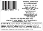 Tiptree Apricot & Armagnac Preserve, 12 Ounce Jars (Pack of 6)