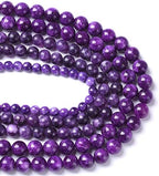 8MM 45PCS Natural Purple Charoite Jade Quartz Crystal Beads for Jewelry Making DIY Bracelet 1 Strand