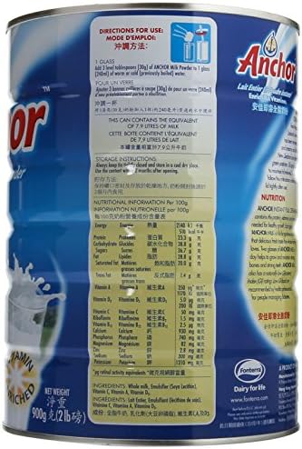 Anchor Full Cream Milk Powder -900g/2lb