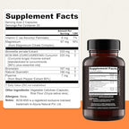 UpWellness Golden Revive + Joint Support Supplement Featuring Turmeric with Black Pepper, Quercetin, and Magnesium- Turmeric Boswellia Supplement - 6 Active Ingredients for Joint Care - 60 Capsules