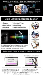 OCCI CHIARI Blue Light Magnifying Reading Glasses for Women 2.0 Anti Computer Glare Eyestrain Spring Hinge Readers(1.0 1.25 1.5 1.75 2.0 2.25 2.5 2.75 3.0 3.5 4.0 5.0 6.0)