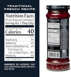 St. Dalfour Red Raspberry Fruit Spread - 10oz - 100% from Fruit, No Artificial Ingredients, Non-GMO, No Cane Sugars, All Natural, Made in France