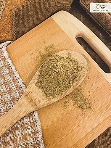 Organic Way Fennel Seed Powder (Foeniculum vulgare) - Improve Digestion | Organic & Kosher Certified | Raw, Vegan, Non GMO & Gluten Free | USDA Certified | Origin - India (1/2LBS / 8Oz)